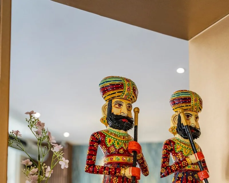 Indian décor at Anaya Foods Den Haag