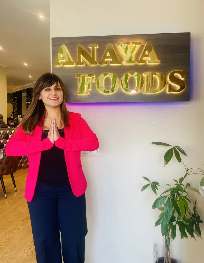 Swati, owner and chef of Anaya Foods Den Haag
